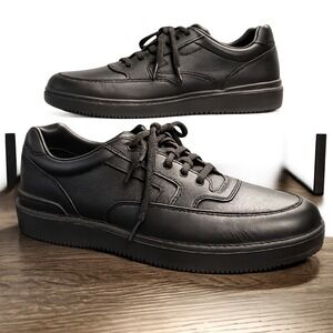 Rockport Eureka Walking Shoes Oxfords Men's 11W Black Leather Comfort Lace Up